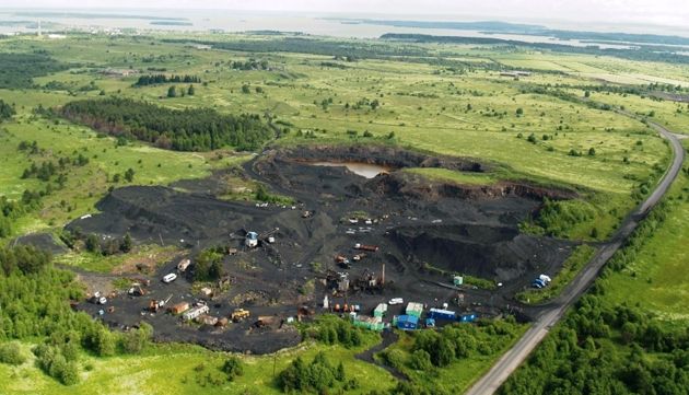 Mine de shungite en Russie Mine de shungite en Russie